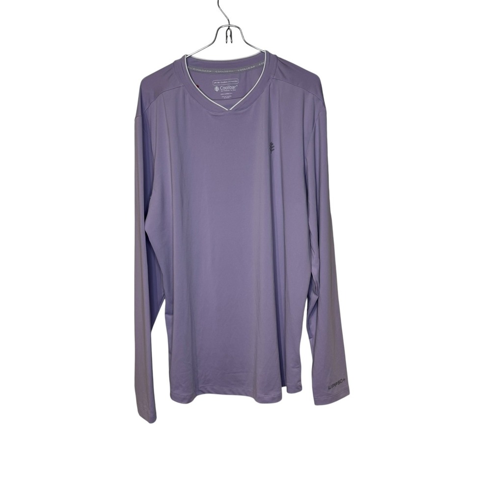 Coolibar Womens Top UPF 50+ V-Neck Tiebreaker Performance Long Sleeve Medium